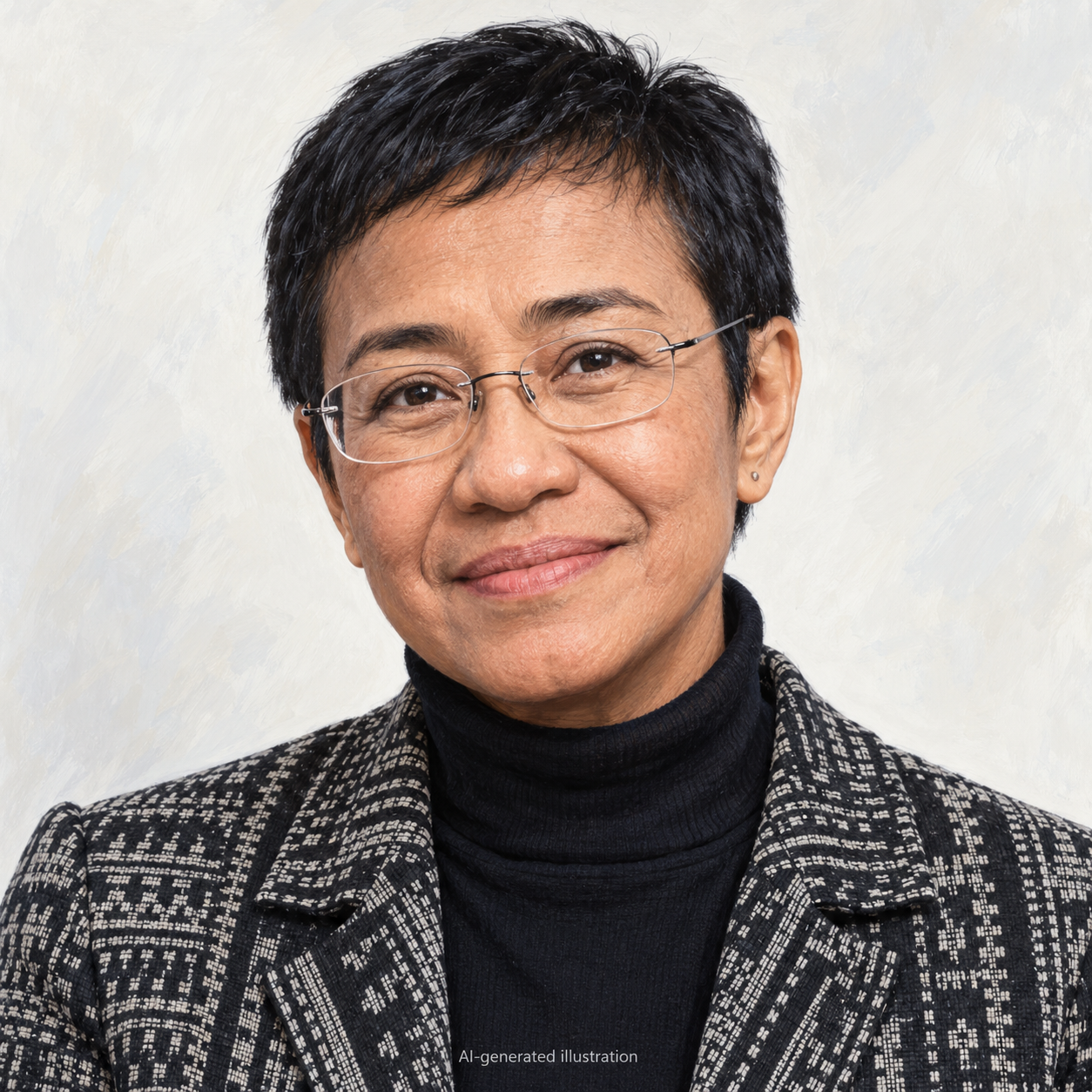 Portrait of Maria Ressa